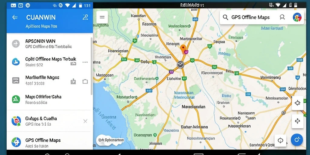 Antarmuka CUANWIN yang intuitif dan mudah digunakan untuk navigasi.