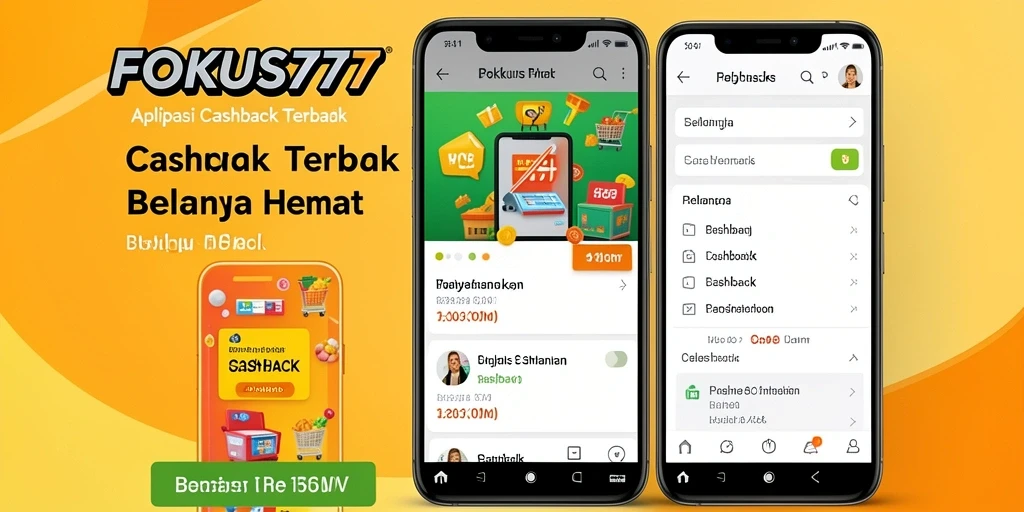 Antarmuka FOKUS777 menampilkan berbagai penawaran Cashback menarik.