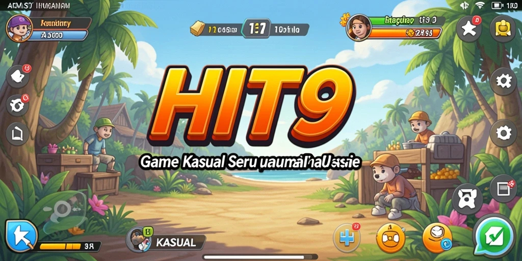 Antarmuka menarik dan penuh warna dari HIT9.